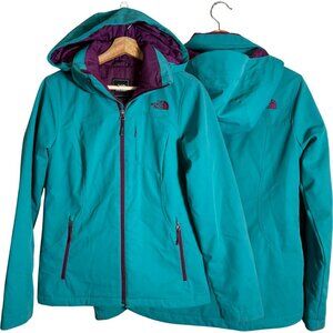 The North Face Apex Elevation Primaloft Ski Jacket Women's Small Fanfare Green
